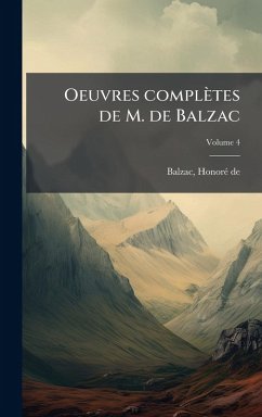 Cover Oeuvres complètes de M. de Balzac