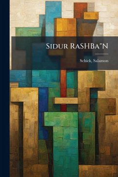 Sidur RaSHBa Cover Sidur RaSHBa
