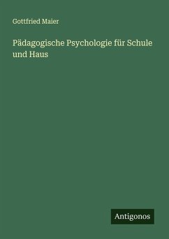 Cover Pädagogische Psychologie für Schule und Haus