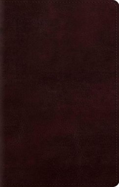 Cover ESV Giant Print Personal Size Bible, Red Letter (Trutone, Mahogany)