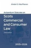 Avizandum Statutes on Scots Commercial and Consumer Law Avizandum Statutes on Scots Commercial and Consumer Law