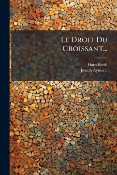 Cover Le Droit Du Croissant...