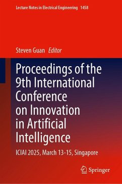 Cover Proceedings of the 9th International Conference on Innovation in Artificial Intelligence
