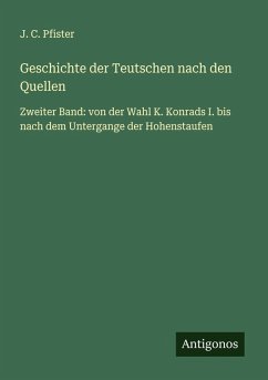 Cover Geschichte der Teutschen nach den Quellen