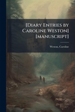 Cover [Diary Entries by Caroline Weston] [manuscript]