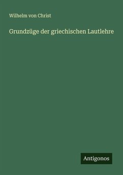 Cover Grundzüge der griechischen Lautlehre