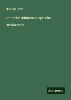 Cover Deutsche Bühnenaussprache