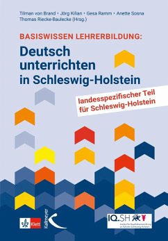 Cover Basiswissen Lehrerbildung: Deutsch unterrichten in Schleswig-Holstein (eBook, PDF)