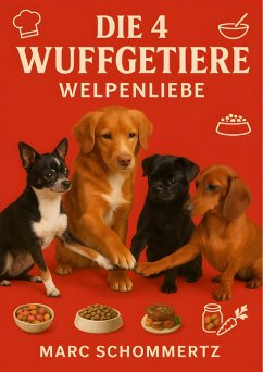 Cover Die 4 Wuffgetiere - Welpenliebe (eBook, ePUB)