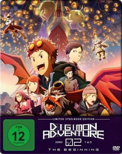 Cover Digimon Adventure 02: The Beginning Limited Steelbook Edition mit DigiMin