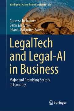 Cover LegalTech and Legal-AI in Business (eBook, PDF)