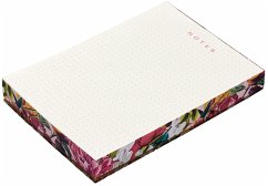 Cover Notizblock mit Farbschnitt Blumengruss