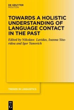 Cover Towards a Holistic Understanding of Language Contact in the Past