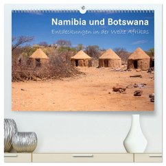 Cover Namibia und Botswana - Entdeckungen in der Weite Afrikas (hochwertiger Premium Wandkalender 2026 DIN A2 quer), Kunstdruck in Hochglanz