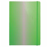 Notizbuch A4 Tec green-pink