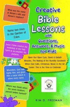 Cover Creative Bible Lessons With Questions, Answers, & Music for Kids (eBook, ePUB)