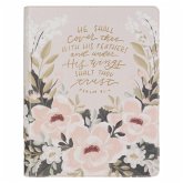 KJV Bible Note-Taking Faux Leather Under His Wings, Cream Floral Printed Ps. 91:4 KJV Bible Note-Taking Faux Leather Under His Wings, Cream Floral Printed Ps. 91:4