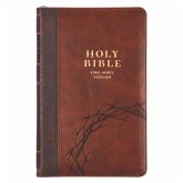 KJV Bible Deluxe Gift W/Zipper Faux Leather Amazing Grace, Brown Two-Tone Isa. 53:5 KJV Bible Deluxe Gift W/Zipper Faux Leather Amazing Grace, Brown Two-Tone Isa. 53:5