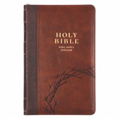KJV Bible Deluxe Gift W/Zipper Faux Leather Amazing Grace, Brown Two-Tone Isa. 53:5 Cover KJV Bible Deluxe Gift W/Zipper Faux Leather Amazing Grace, Brown Two-Tone Isa. 53:5