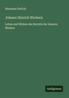 Cover Johann Hinrich Wichern