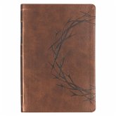 KJV Bible Giant Print Full Size Faux Leather Crown of Thorns/Amazing Grace, Brown KJV Bible Giant Print Full Size Faux Leather Crown of Thorns/Amazing Grace, Brown