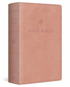 Cover ESV Giant Print Personal Size Bible, Red Letter (Trutone, Blush Rose)
