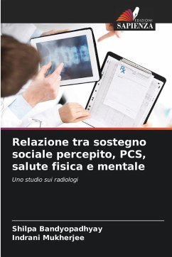 Relazione tra sostegno sociale percepito, PCS, salute fisica e mentale Cover Relazione tra sostegno sociale percepito, PCS, salute fisica e mentale