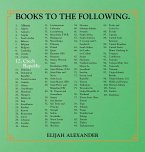 BOOKS TO THE FOLLOWING.