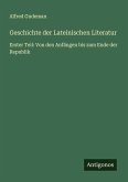 Geschichte der Lateinischen Literatur