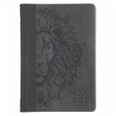 KJV Bible Compact Faux Leather, Black/Gray KJV Bible Compact Faux Leather, Black/Gray