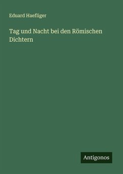 Cover Tag und Nacht bei den Römischen Dichtern