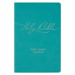 Cover KJV Bible Gift Faux Leather, Teal