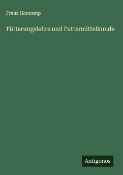 Cover Fütterungslehre und Futtermittelkunde