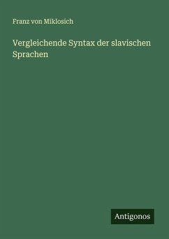 Cover Vergleichende Syntax der slavischen Sprachen