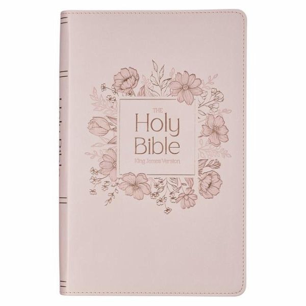 KJV Bible Giant Print Faux Leather, Pink