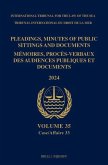 Pleadings, Minutes of Public Sittings and Documents / Mémoires, Procès-Verbaux Des Audiences Publiques Et Documents 2024 Pleadings, Minutes of Public Sittings and Documents / Mémoires, Procès-Verbaux Des Audiences Publiques Et Documents 2024