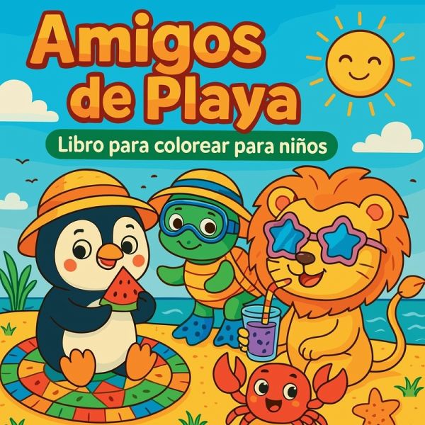 Amygos de Playa - Libro para colorear para niños