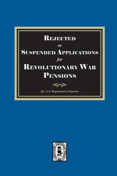 Cover Rejected or Suspended Applications for Revolutionary War Pensions