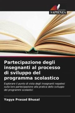 Cover Partecipazione degli insegnanti al processo di sviluppo del programma scolastico