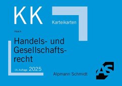 Cover Karteikarten Handels- und Gesellschaftsrecht