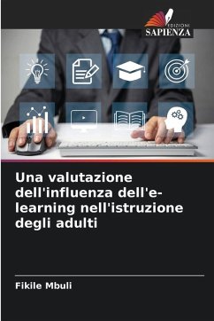 Cover Una valutazione dell'influenza dell'e-learning nell'istruzione degli adulti
