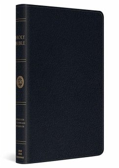 Cover ESV Large Print Thinline Bible (Genuine Leather, Black)