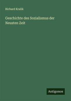 Cover Geschichte des Sozialismus der Neusten Zeit