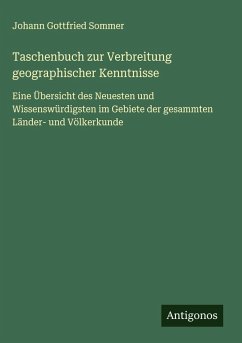 Cover Taschenbuch zur Verbreitung geographischer Kenntnisse