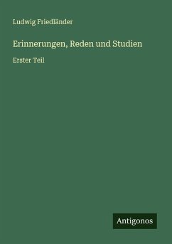 Cover Erinnerungen, Reden und Studien
