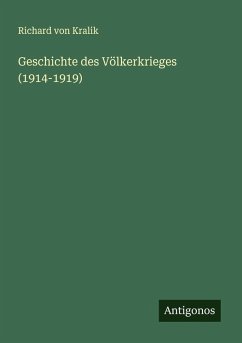 Cover Geschichte des Völkerkrieges (1914-1919)