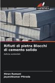 Rifiuti di pietra Blocchi di cemento solido