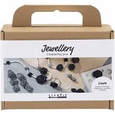 Creativ Company Mini Kreativ Set Schmuck, Rosen, Schwarz, Schwarz/Weiß, Weiß
