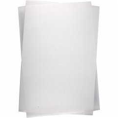 Cover Creativ Company Plastikschrumpfplatten, Blatt 20x30 cm, Dicke 0,3 mm, Glänzend transparent, 100 Blatt