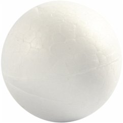 Cover Creativ Company Styropor-Kugeln, D 4 cm, Weiß, 10 Stk